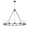 Z-Lite Titus 15 Light Chandelier, 62.5in. W x 31in. H, Matte Black 826-15MB - alternate 4